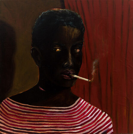Antonio Obá, ‘Figura votiva - cabeça com cigarro de palha’, 2021