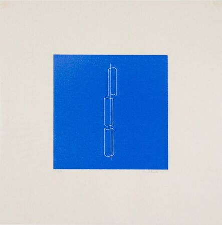 Fred Sandback, ‘Untitled (Plate 7 from a Set of 8 Linocuts)’, 1979