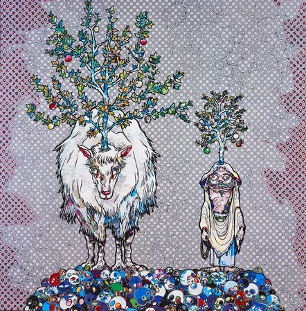 Takashi Murakami, ‘Deer God of the Forest and Arhat’, 2015