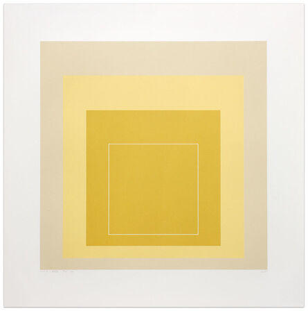 Josef Albers, ‘White Line Square XVII’, 1967