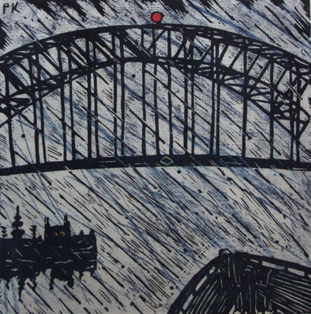 Peter Kingston, ‘32nd view of the Harbour Bridge’, 2001