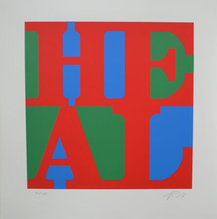 Robert Indiana, ‘HEAL’, 2015