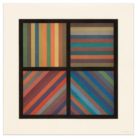 Sol LeWitt, ‘Bands of Lines in Four Directions’, 1993