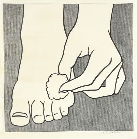 Roy Lichtenstein, ‘Foot Medication. Lithograph Poster’, 1963