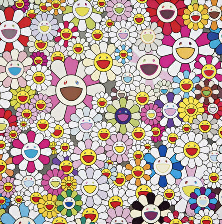Takashi Murakami, ‘Flowers Blossoming in This World and the Land of Nirvana 3’, 2013