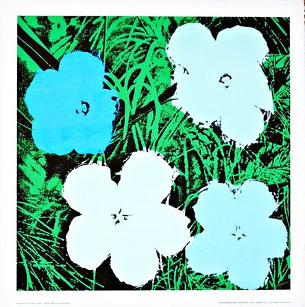 Andy Warhol, ‘Blue and White Flowers ’, ca. 1970