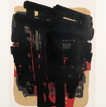 Pierre Soulages, ‘Lithographie n°8’, 1958