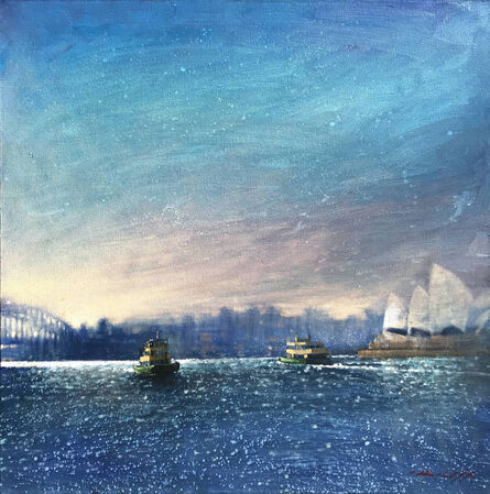 David Hinchliffe, ‘Sydney Ferry Sunset’, 2019