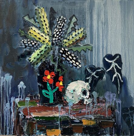 Paul Ryan, ‘Still Life with Red Flowers’, 2019