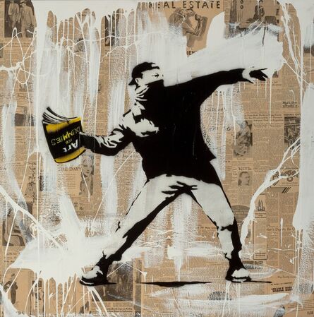 Mr. Brainwash, ‘Banksy Thrower’, 2014