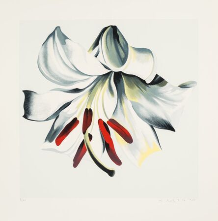 Lowell Nesbitt, ‘White Lily on White’, 1980