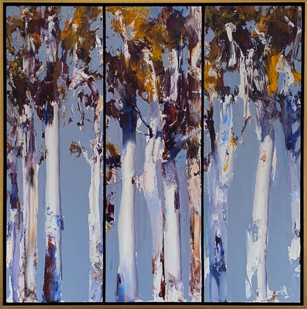 Ken Knight, ‘Blue and Gold - Dancing Gums, Triptych’, ca. 2020
