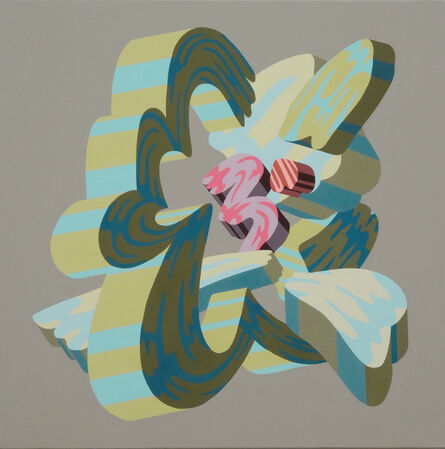 Soichi Yamaguchi, ‘Overlap of paint (Flower 3)’, 2019