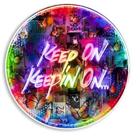 RISK, ‘Keep on Keeping on Neon’, 2023