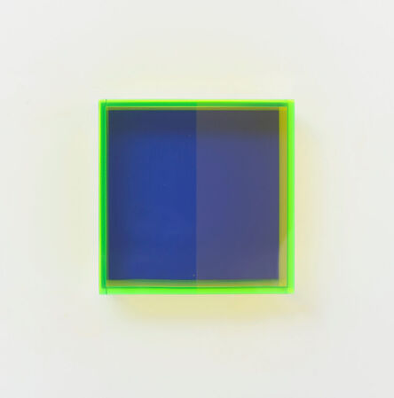Regine Schumann, ‘Colormirror Satin Dark Blue Soft Orange Los Angeles’, 2022