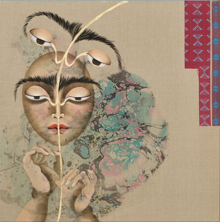 Hayv Kahraman, ‘Look Me in the Eyes, No. 5’, 2023