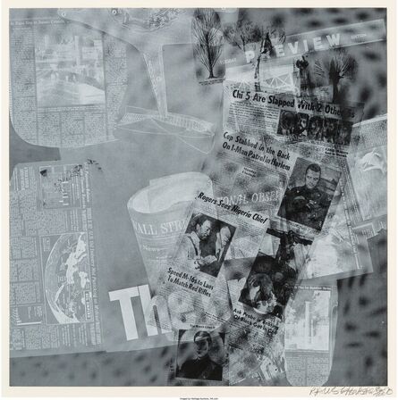 Robert Rauschenberg, ‘Surface Series from Currents, The Pro’, 1970