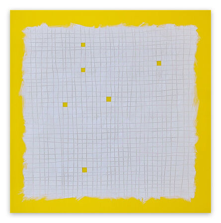 Tom Henderson, ‘Luck of the Devil - Yellow (Abstract painting)’, 2018
