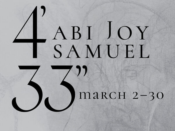 Cover image for Abi Joy Samuel: 4' 33"