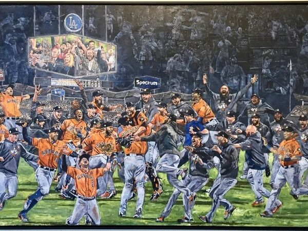 Cover image for Astros Art Celebration with MLB artist Opie Otterstad