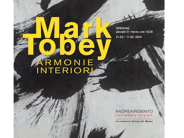 Cover image for Mark Tobey "Armonie Interiori"