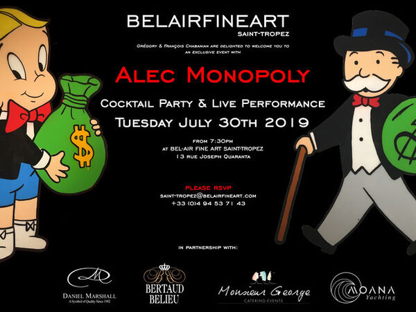 Cover image for Cocktail party & Live performance - Alec Monopoly
