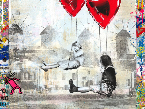 Cover image for MR- BRAINWASH - MYKONOS IS BEAUTIFUL