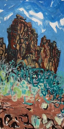 Study of The Sphinx, Arrernte land Northern Territory 