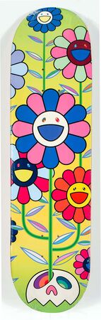 Takashi Murakami Flowers skateboard deck (Takashi Murakami flowers)
