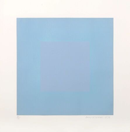 Richard Anuszkiewicz, ‘Winter Suite (Light Blue with Silver)’, 1979