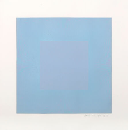Richard Anuszkiewicz, ‘Winter Suite (Light Blue with Blue)’, 1979