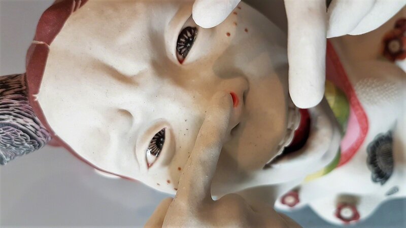 Kyungmin Park, ‘White Blossom’, 2013, Sculpture, Porcelain, Glaze, Underglaze, Cerbera Gallery