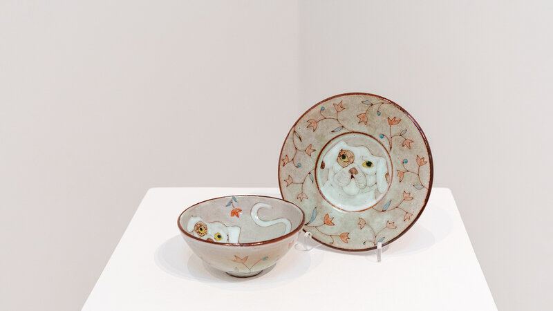 Hinrich Kröger, ‘Pug Cup & Saucer ’, 2008, Sculpture, Ceramic and faience, C24 Gallery