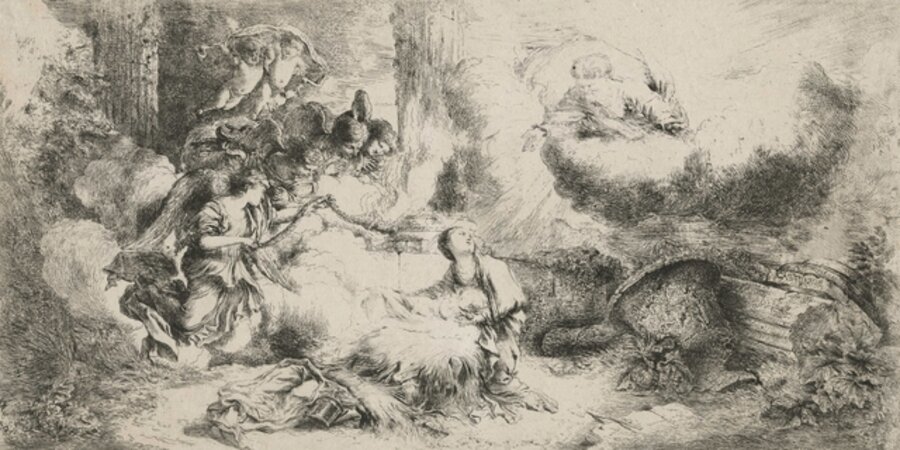 The Nativity with God the Father and Angels