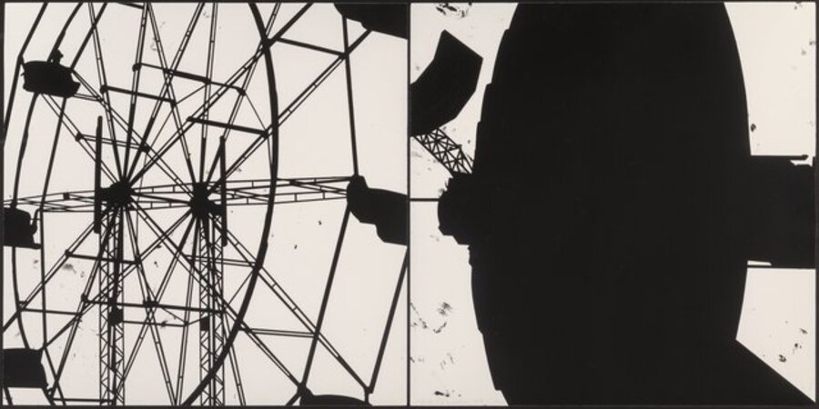 Extended Orbits, diptych