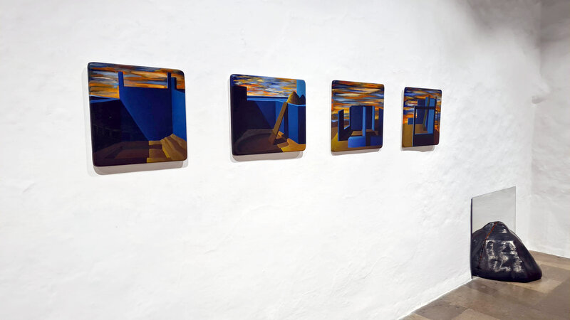 Ángel Padrón, ‘Untitled’, 2001, Painting, Oil on canvas attached to board, Galería Artizar