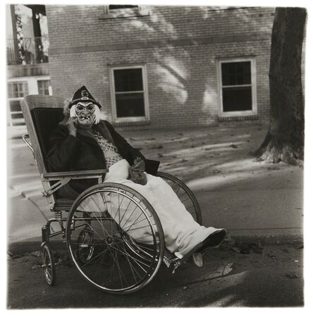 Diane Arbus, ‘Masked Woman in a Wheel Chair, PA.’, 1970