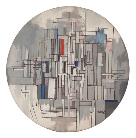 Robert Goodnough, ‘Circle in Gray’, 1962-63