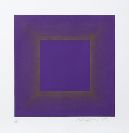 Richard Anuszkiewicz, ‘Midnight Suite (Purple with Silver)’, 1979