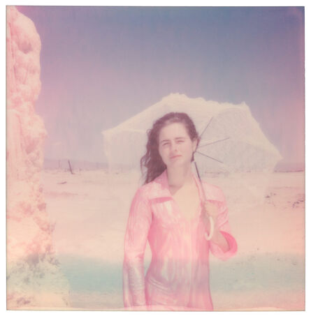 Stefanie Schneider, ‘Pretty in Pink (Ensign Broderick record Shoot 'Blood Crush') - Bombay Beach, CA’, 2019