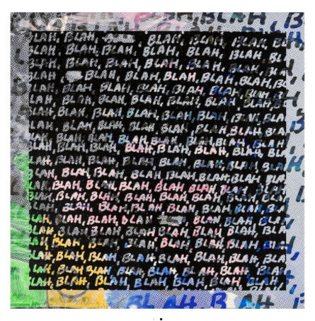 Mel Bochner, ‘Blah, Blah, Blah + Background Noise, 2013’, 2013