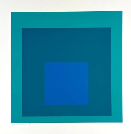 Josef Albers, ‘Blue Reminding’, 1966