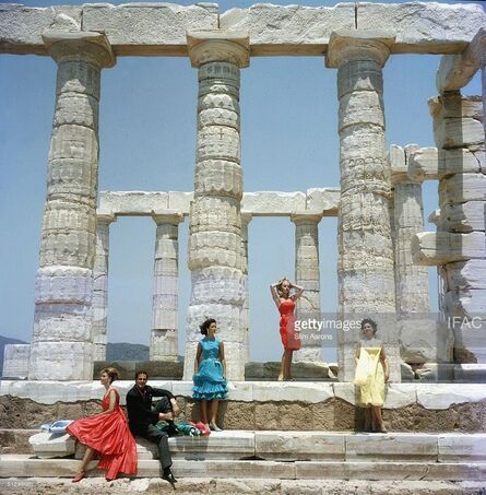 Slim Aarons, ‘Dimitris Kritsas at Temple to Poseidon at Sounion’, 1967
