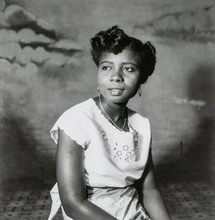 James Barnor, ‘Portrait of Evelyn Abbew, studio Ever Young, Jamestown, Accra, c. 1954-1959’, 1954-1959