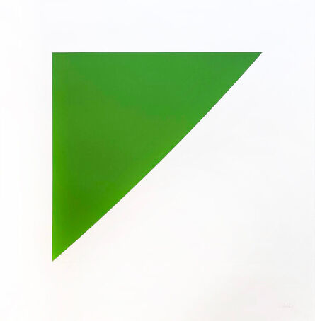 Ellsworth Kelly, ‘Green Curve with Radius of 20'’, 1974