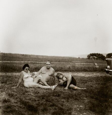 Diane Arbus, ‘A family one evening in a nudist camp, PA’, 1965