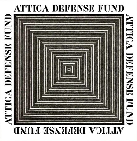 Frank Stella, ‘Attica Defense Fund’, 1975