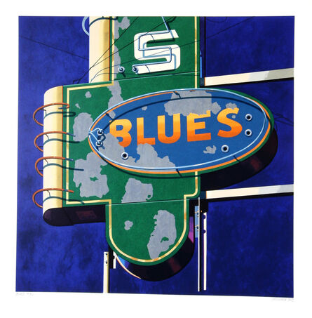 Robert Cottingham, ‘American Signs Portfolio (Blues)’, 2009