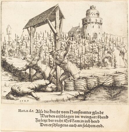 Augustin Hirschvogel, ‘The Parable of the Wicked Husbandmen’, 1549
