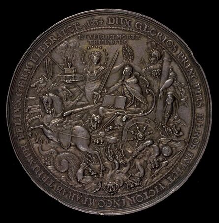 Sebastian Dadler, ‘Triumph of King Gustavus Adolphus [reverse]’, 1634